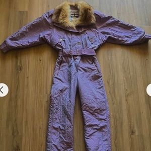 Vintage Fur Ski Suit-Halloween Costume!